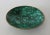 Mid-Century Modern Vintage Italian Coved Malachite Stone & Bronze Rimmed Catchall, and/or Nut/Candy Decorative Bowl For Sale - Image 3 of 14