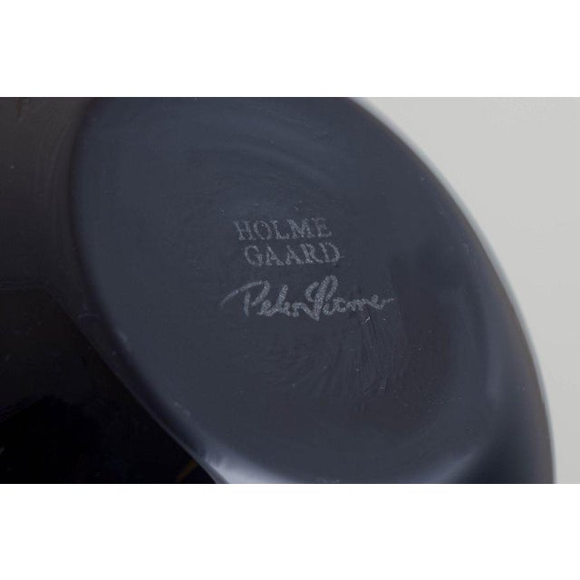 Art Glass Shape Vase by Peter Svarrer for Holmegaard For Sale - Image 4 of 6