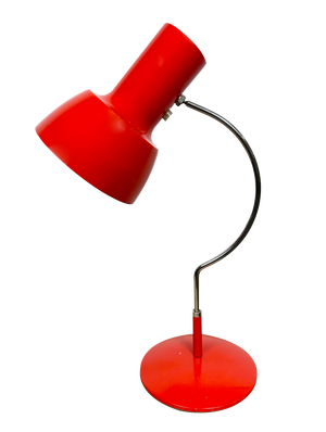Red Table Lamp by Josef Hurka for Napako, 1950s