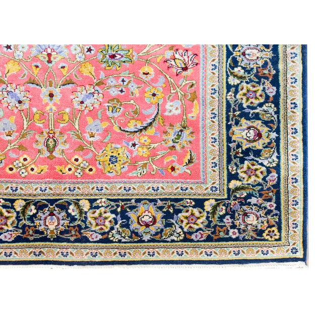 Late 20th Century Persian Qum Rug For Sale - Image 12 of 14