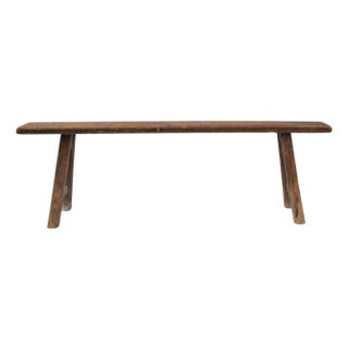 19th Century Rustic Chinese Bench For Sale