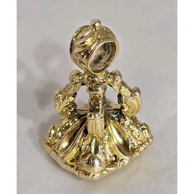 Mid-Century 9ct Yellow Gold Seal Novelty Charm, London, 1970 For Sale - Image 4 of 15