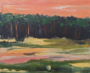 Monika Rossa, Landscape, 2025, Oil on Canvas