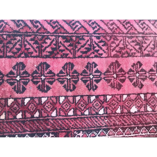 Vintage Turkmen Baluch Rug For Sale - Image 6 of 10