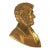 19th Century American Gilt Brass Portrait Profile Plaque of Abraham Lincoln For Sale