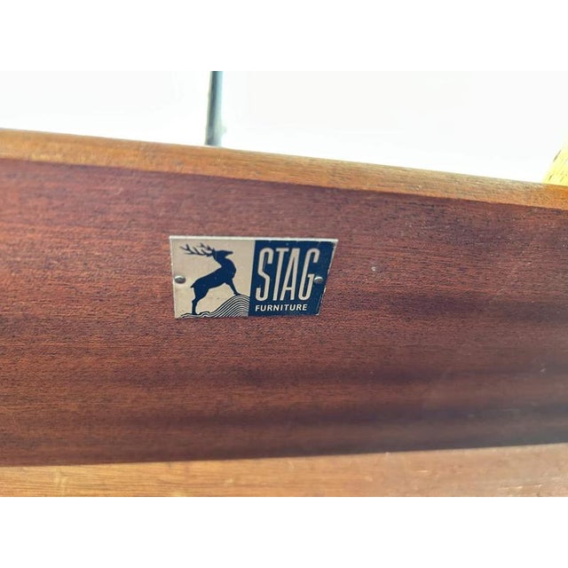 Mid-Century Modern Flip Mirror Compact Dressing Table by John & Sylvia Reid for Stag, 1960s For Sale - Image 11 of 12