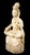 19th Century Chinese Carved Marble Sitting Guanyin For Sale - Image 5 of 10
