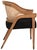 Not Yet Made - Made To Order NOIR Chloe Chair, Teak, Caning, and Black Cotton For Sale - Image 5 of 9