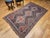 Red Vintage Persian Qashqai Tribal Area Rug, Hand-Knotted Wool, Geometric Medallions, 4x7, Navy & Red For Sale - Image 8 of 18