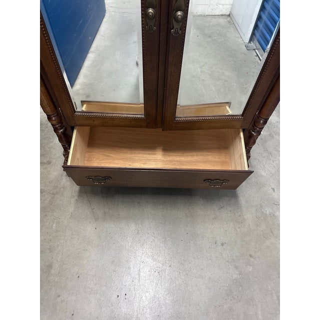 Late 19th Century Victorian-Style Double Door Armoire For Sale In Los Angeles - Image 6 of 9