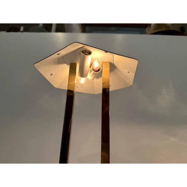 Metal Brass Desk Lamps by Robert Sonneman for George Kovacs -A Pair For Sale - Image 7 of 12