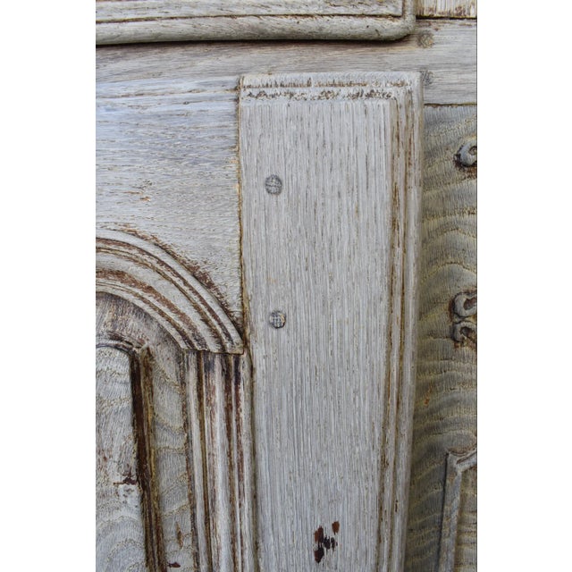 18th Century Louis XV Bleached Oak Buffet For Sale - Image 12 of 13