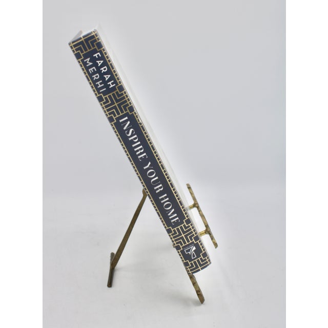Charming Vintage Brass Easel For Sale In Tulsa - Image 6 of 7