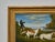 Green 19th Century English Painting of Hunting Scene with Pointer Dogs and Sportsman in Landscape For Sale - Image 8 of 12