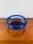 Vintage Mid-Century Modern Blue Holmegaard Glass Bowl For Sale In Palm Springs - Image 6 of 11