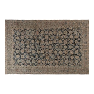 Antique Persian Tabriz Handmade Wool Rug For Sale