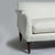 English Mid 20th Century Ivory Linen Curved Arm Sofa For Sale - Image 3 of 6