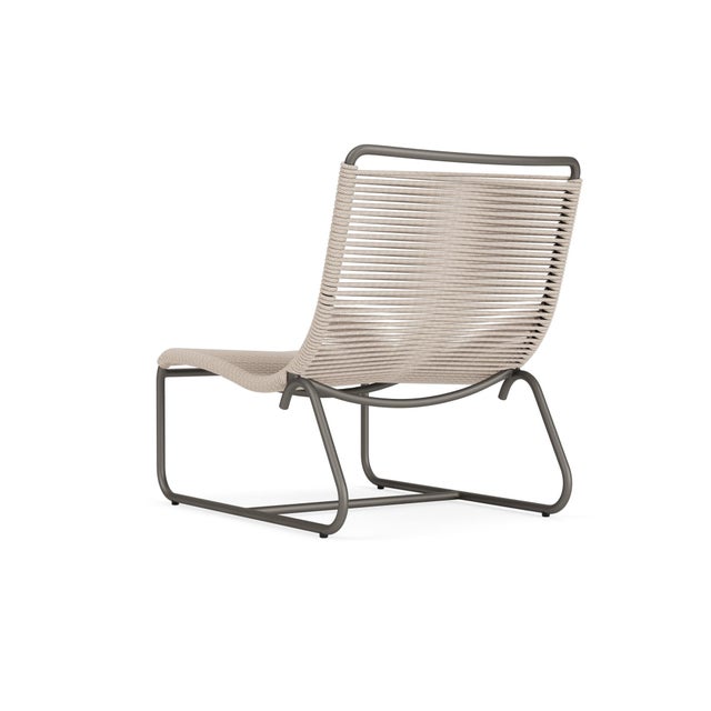 Not Yet Made - Made To Order Brown Jordan Walter Lamb Aluminum Lounge Chair, Mica frame with Pebble fabric For Sale - Image 5 of 12