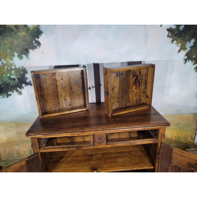 Louis XV Style Low Walnut Sideboard For Sale - Image 9 of 13