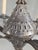 Antique Punched Tin Six-Arm Candle Chandelier, New Mexico, Spanish Colonial Style For Sale - Image 11 of 16