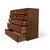 Vintage Mid-Century Walnut Six-Drawer Chest With Brass Pulls For Sale - Image 14 of 18