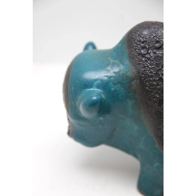 Buffalo Figurine by Otto Gerharz for Otto Keramiek For Sale - Image 9 of 10