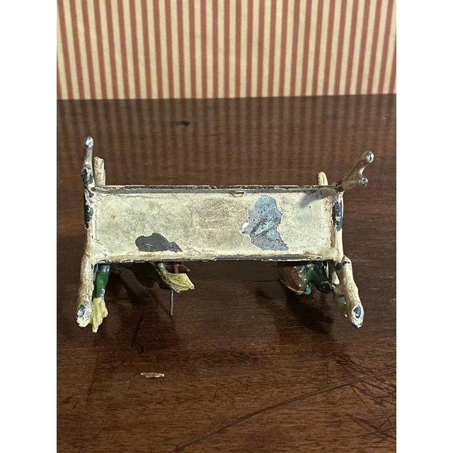 Late 19th Century Cold Painted Bronze Frog Musicians, Austrian - Set of 3 For Sale - Image 4 of 13