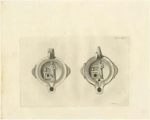 Figures and Vases, 1780, Paper