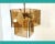 Mid-Century Modern Mid-Century Chandelier in Smoked Glass from Vistosi, 1960s For Sale - Image 3 of 11
