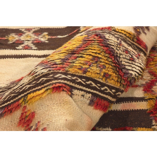 Vintage Taznakht Glaoui Moroccan Rug, 04'02 X 09'02 For Sale In Dallas - Image 6 of 10