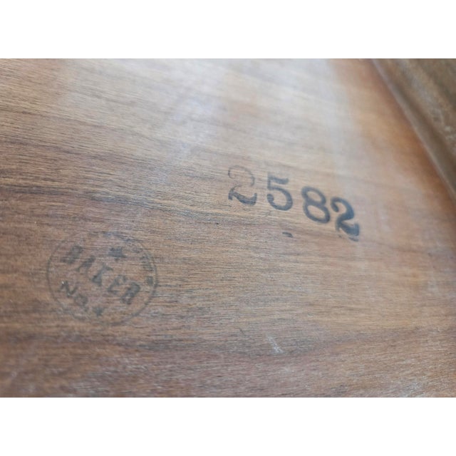 Mid 20th Century Pair of Cerused Walnut "Far East" Restored Nightstands/End Tables by Michael Taylor for Baker Furniture For Sale - Image 12 of 14