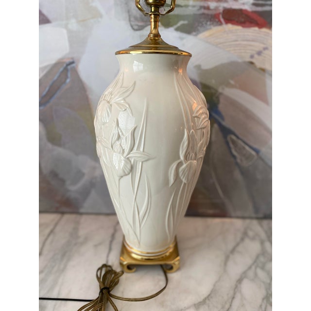 Lenox Masterpiece Collection Creamware Lamp Chairish