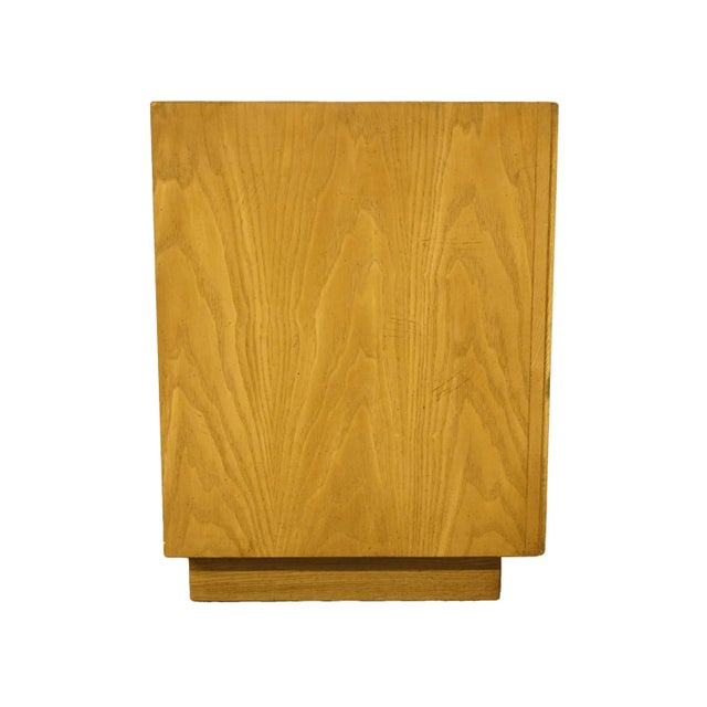 White of Mebane Contemporary Asian Inspired 26" Cabinet Nightstand 755-71 in Sand Finish For Sale - Image 9 of 11