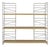 Mid-Century Swedish Shelving Unit by Kasje & Nils Nisse Strinning for String, 1960s For Sale