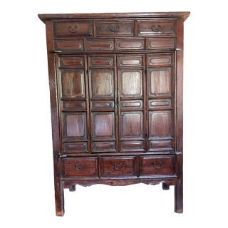19th Century Chinese Extra Large Elm Cabinet For Sale