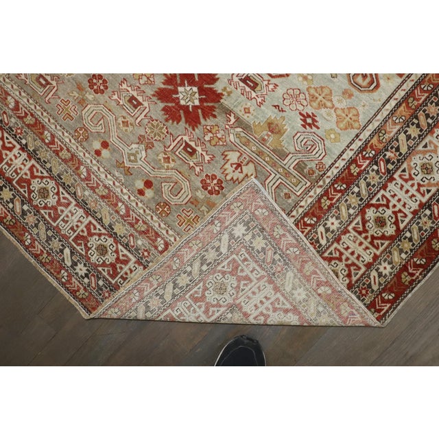 Antique Decorative Shirvan Rug - 4' x 6'1" For Sale In New York - Image 6 of 8