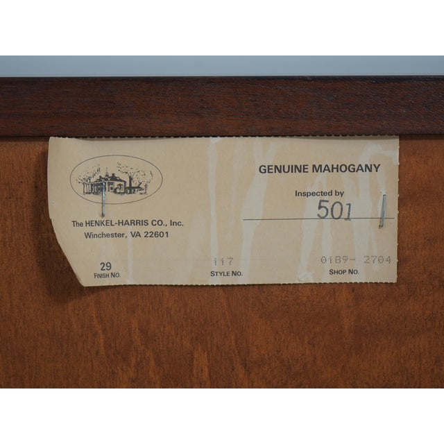 Pair of Henkel Harris Model 117 Mahogany Chest Nightstands For Sale - Image 18 of 18