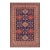 Boho Chic Super Kazak Blue/Beige Wool Rug - 7'10'' X 10'1'' For Sale