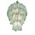 Green Murano Glass Waterfall Chandelier from Justfurnituress SRL For Sale - Image 15 of 18