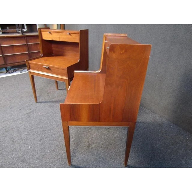 Wood Vintage Cavalier Nightstands For Sale - Image 7 of 12