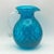 Glass Mid-Century Modern Blenko Seabreeze Diamond Optic Pitcher With Clear Handle (Large, 2014/2015 Catalogue #1010d) Rough Pontil For Sale - Image 7 of 18
