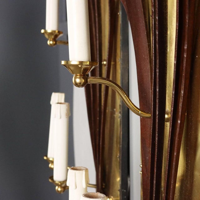 Wall Lights in Wrought Iron, Set of 2 For Sale - Image 3 of 9