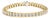 14K Yellow Gold 8.00 Cttw Half Bezel Set Diamond Tennis Bracelet (H-I Color, SI2-I1 Clarity) - 7" Inches For Sale