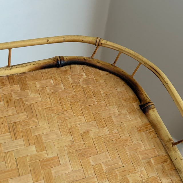 1960s Bamboo & Rattan Tiki For Sale - Image 4 of 11