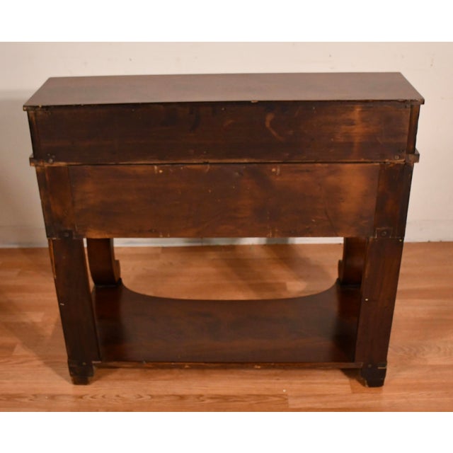 1890s Antique American Empire Flame Mahogany Server / Buffet For Sale - Image 14 of 17