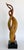 1980s 1980s Organic Modern Carved "Spiral" Abstract Wood Sculpture on Acrylic Cube Base For Sale - Image 5 of 11