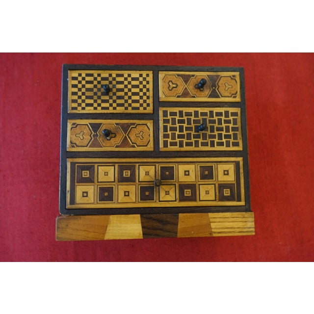 Wood Small Antique Japanese Decorative Cabinet, 1890s For Sale - Image 7 of 7