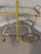 Glass Mid 20th Century Hollywood Regency Mirrored Glass and Brass Trolley Bar Cart For Sale - Image 7 of 9