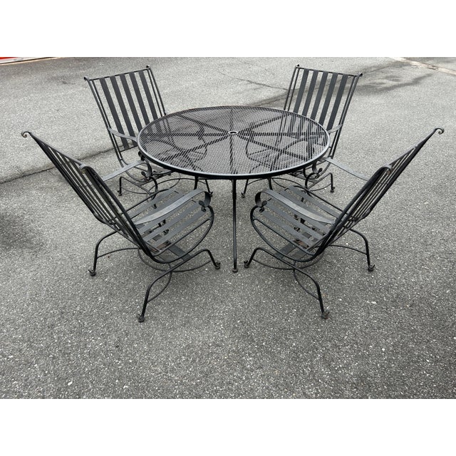 Perfect for your outdoor space! The table measures 48x29.5 and the rockers measure 22x23x37.5 Very durable Delivery...