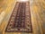 Tribal 1880s Brown Geometric Tribal Antique Caucasian Shirvan Carpet 3'2" X 8' Wool Handknotted Rug For Sale - Image 3 of 4